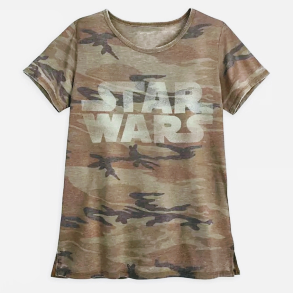 Disney Star Wars Women's Distressed Short Sleeve